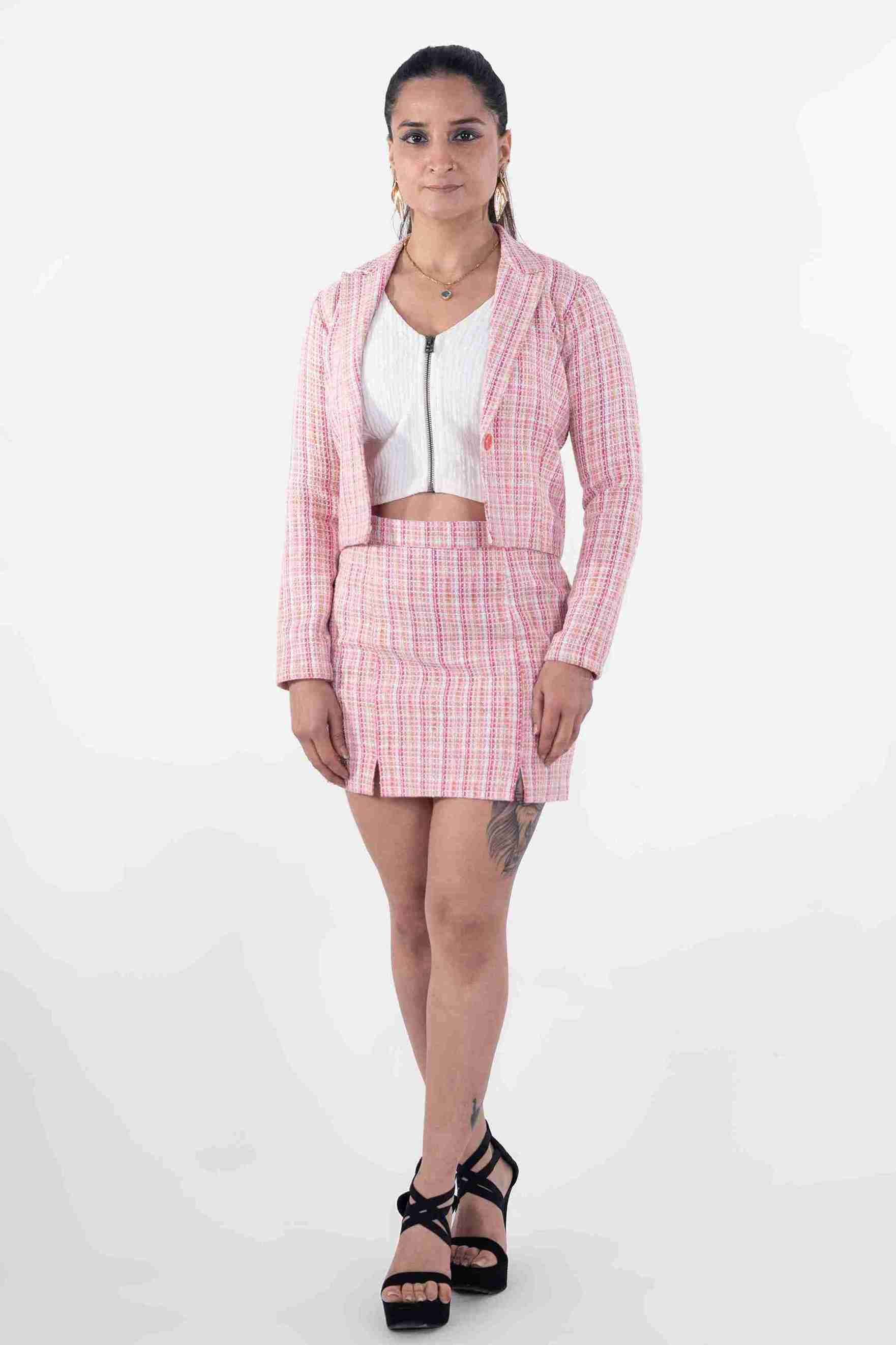 3-piece tweed set