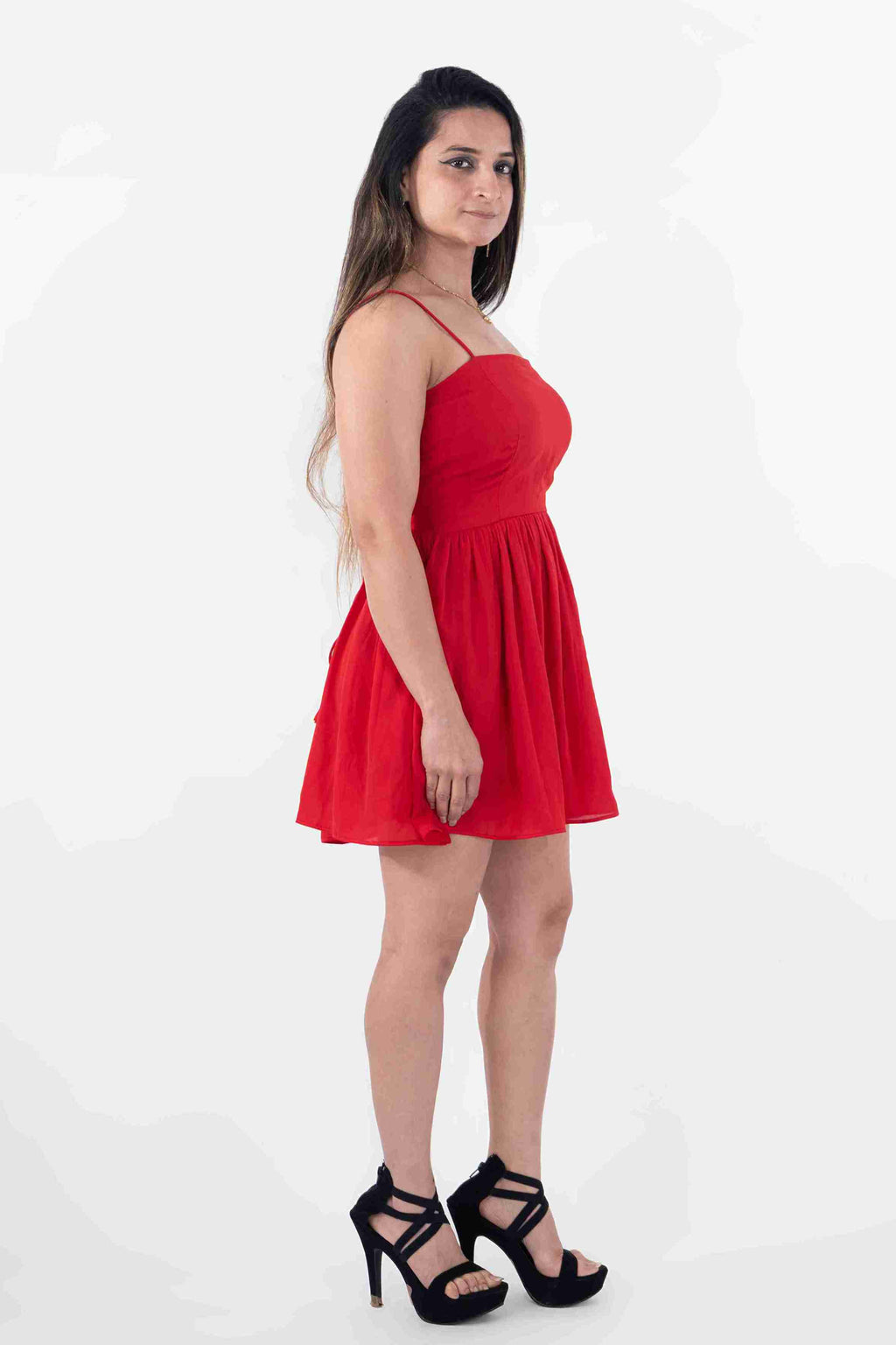 Backless mini dress